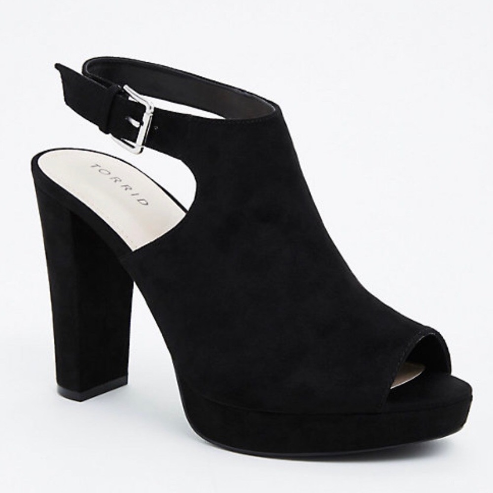 Torrid Peep-Toe Cover Platform Heels
